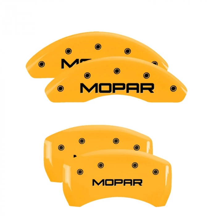 MGP® - Yellow Caliper Covers with MOPAR Engraving
