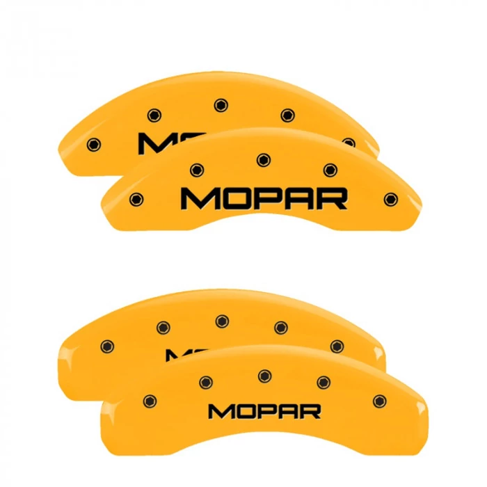 MGP® - Yellow Caliper Covers with MOPAR Engraving