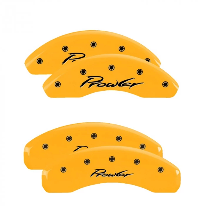 MGP® - Yellow Caliper Covers with Prowler Engraving