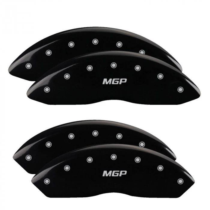 MGP® - Black Caliper Covers with MGP Engraving for Models with Black Front Caliper