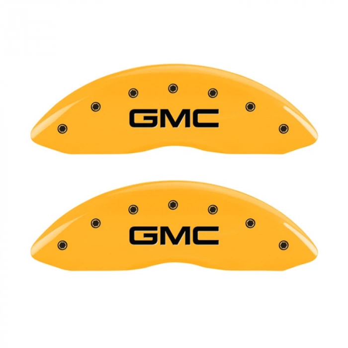 MGP® - Yellow Caliper Covers with GMC Engraving