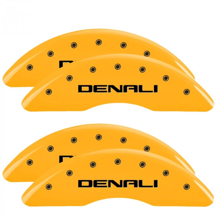 MGP® - Yellow Caliper Covers with Denali Engraving