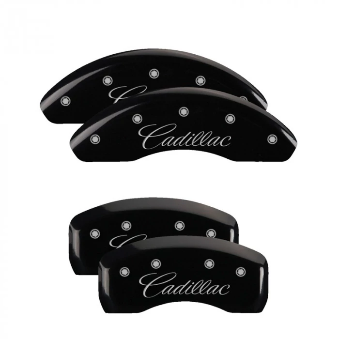 MGP® - Black Caliper Covers with Cadillac Engraving