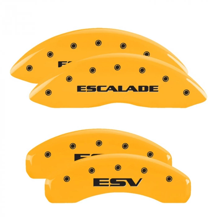 MGP® - Yellow Caliper Covers with Escalade/ESV Engraving