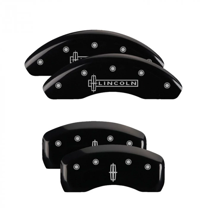 MGP® - Black Caliper Covers with Lincoln/Star logo Engraving