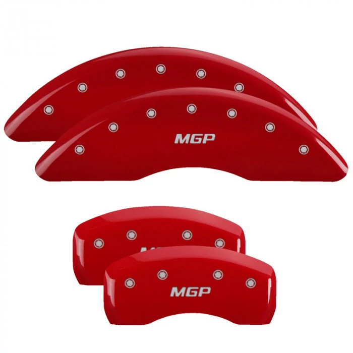 MGP® - Red Caliper Covers with MGP Engraving for FWD/AWD Models