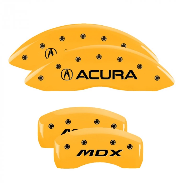 MGP® - Yellow Caliper Covers with Acura/MDX Engraving