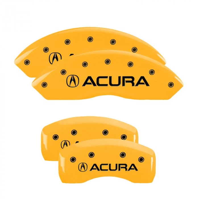 MGP® - Yellow Caliper Covers with Acura Engraving