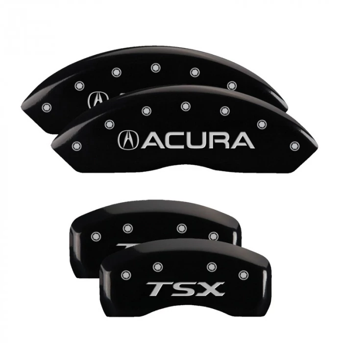 MGP® - Black Caliper Covers with Acura/TSX Engraving
