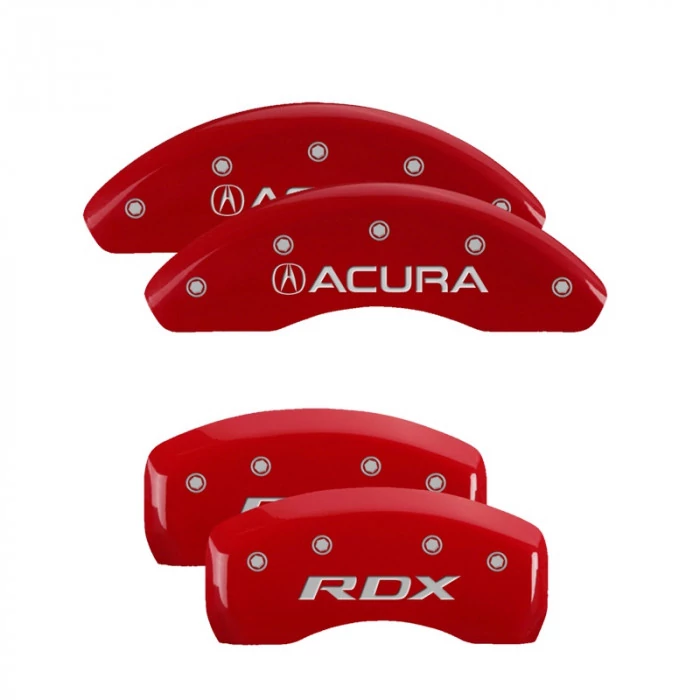 MGP® - Red Caliper Covers with Acura/RDX Engraving