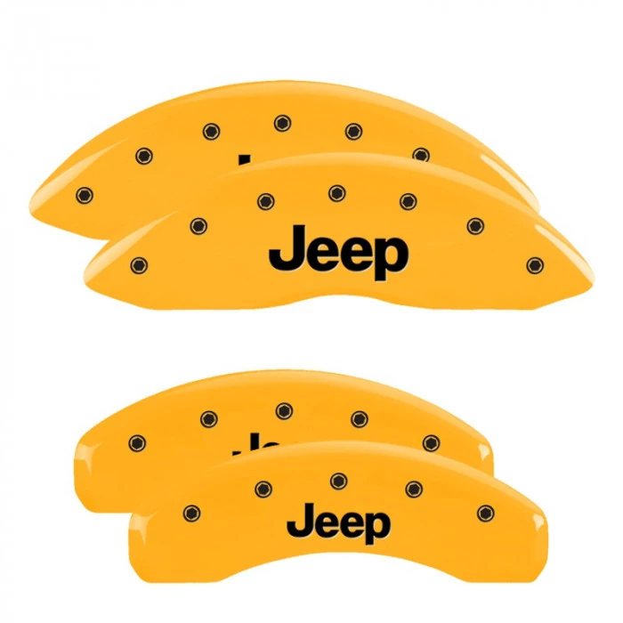 MGP® - Yellow Caliper Covers with JEEP Engraving