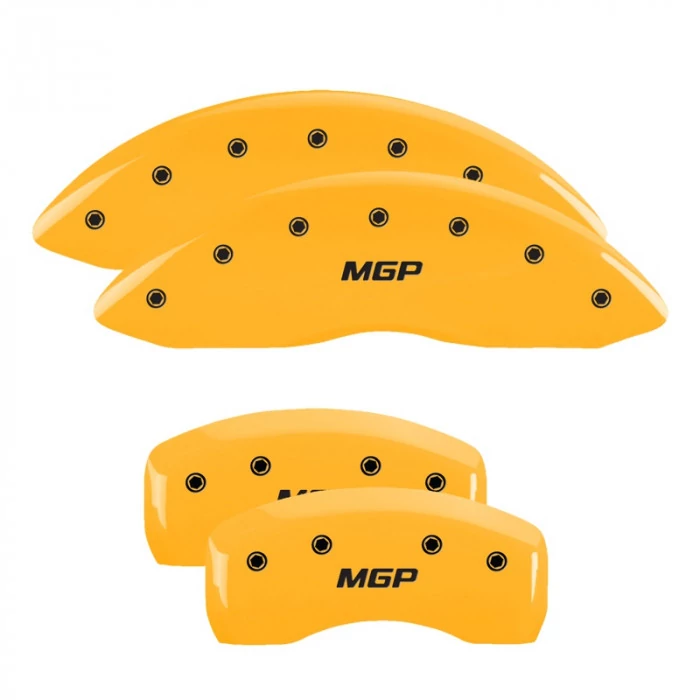 MGP® - Yellow Caliper Covers with MGP Engraving