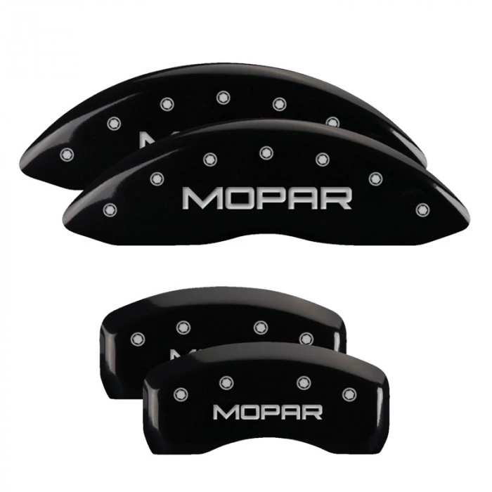 MGP® - Black Caliper Covers with Mopar Engraving