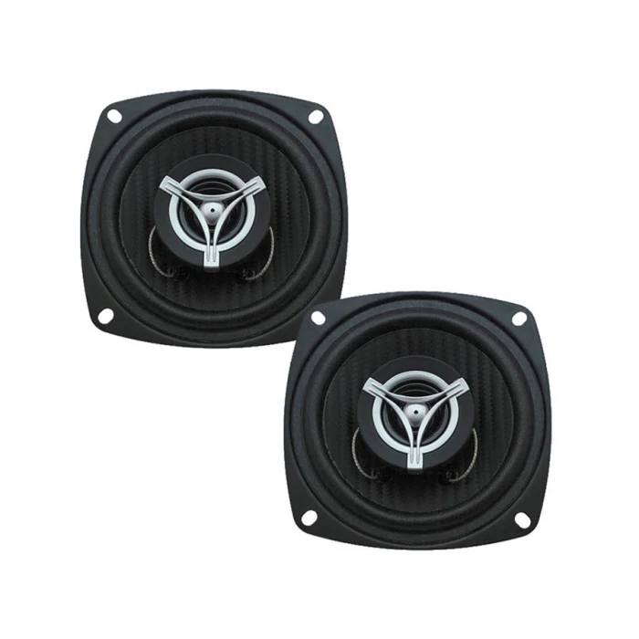 Power Acoustik® - 4" 250W 2-Way Full-Range Speakers