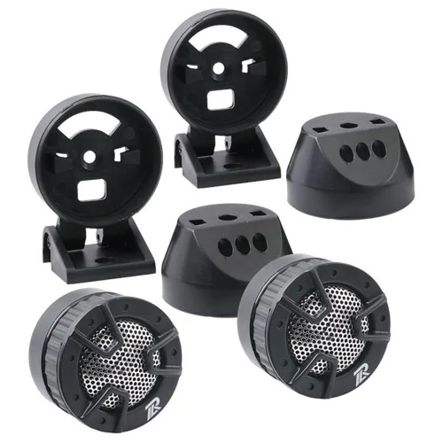 Power Acoustik® - 1" 250W 4-Way Mount Tweeters