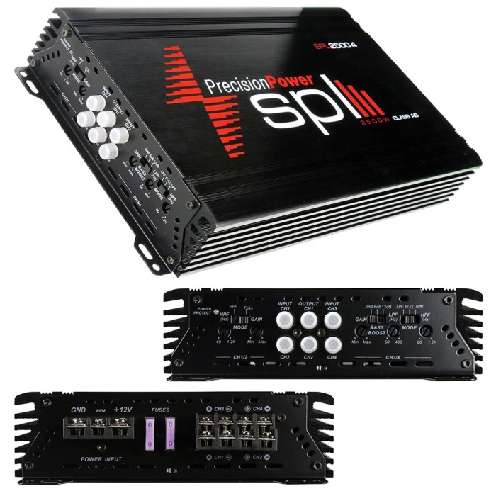 Precision Power® - SPL Series 2500W 4 Channel Class-A/B Amplifier