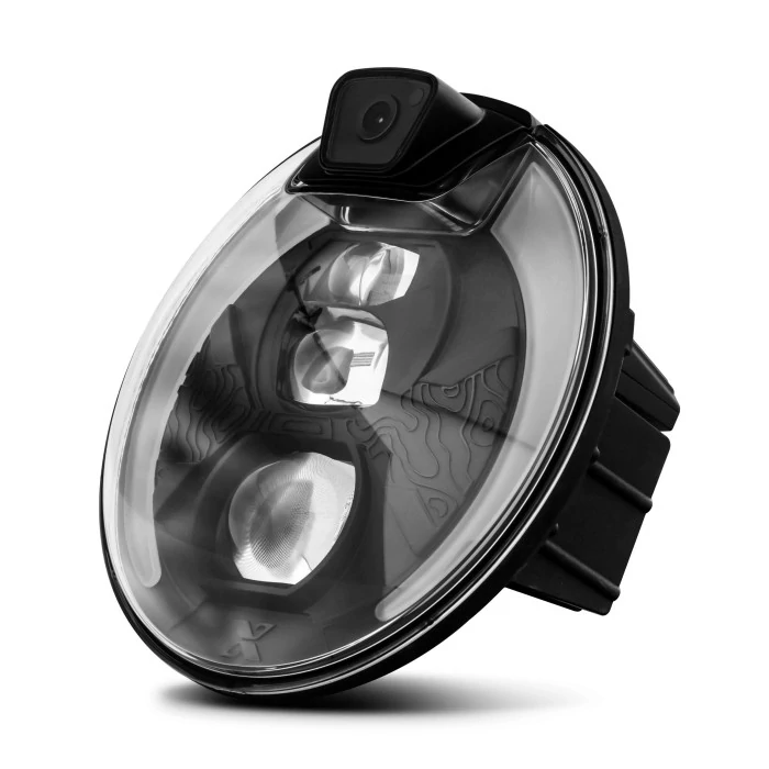 Project X® - App Connected 7 Inch Headlight With Integrated 4K UHD & 1080P Cameras