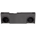 QPower® - QBomb Series 10" Dual Vented Empty Woofer Box