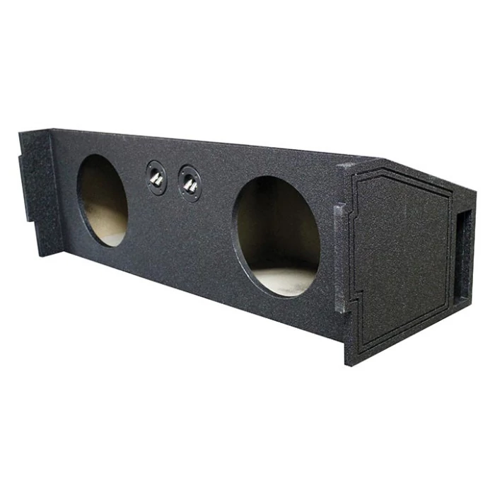 QPower® - QBomb Series 10" Dual Vented Empty Woofer Enclosure