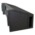 QPower® - QBomb Series 10" Dual Vented Empty Woofer Enclosure