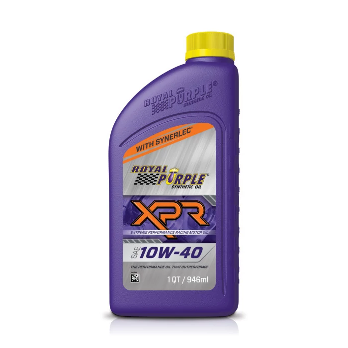 Royal Purple® - XPR 10W-40 Ultra Light Extreme Performance Synthetic Racing Motor Oil - 1 Quart Bottle