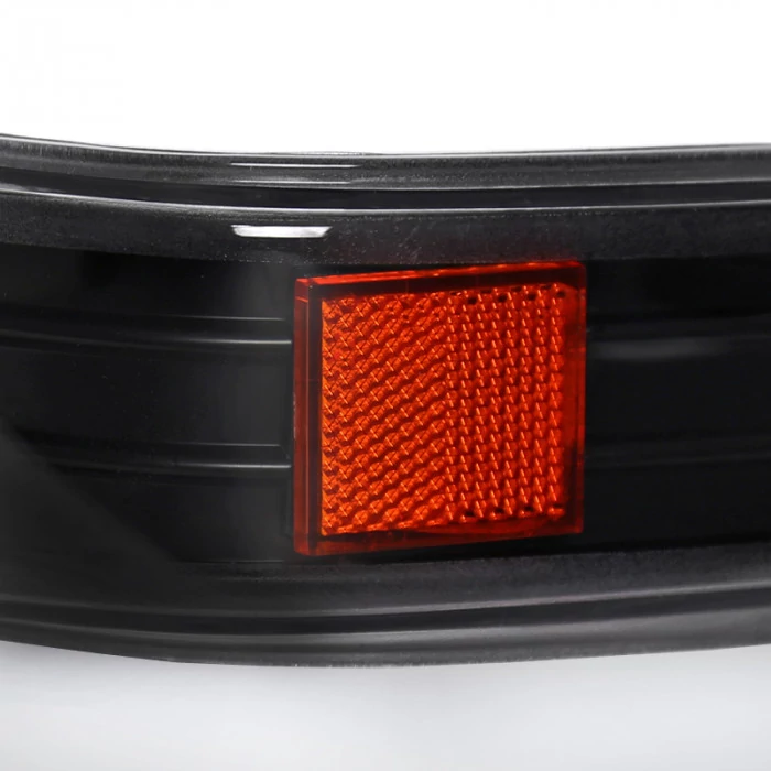 Spec-D - Black/Amber LED Turn Signal/Parking Lights