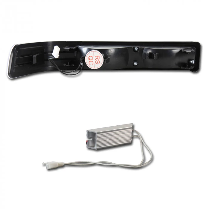 Spec-D - Black/Amber LED Turn Signal/Parking Lights