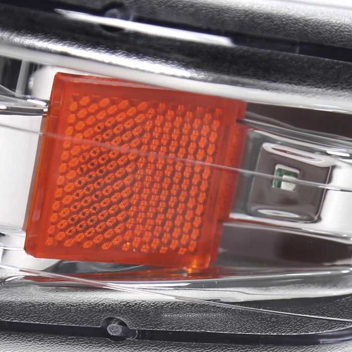Spec-D - Chrome/Amber LED Turn Signal/Parking Lights