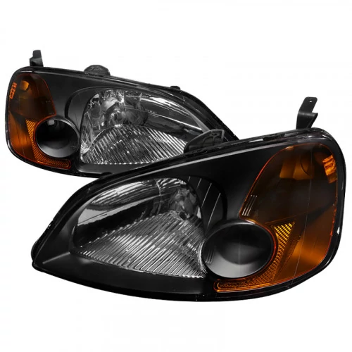 Spec-D - Black Euro Headlights