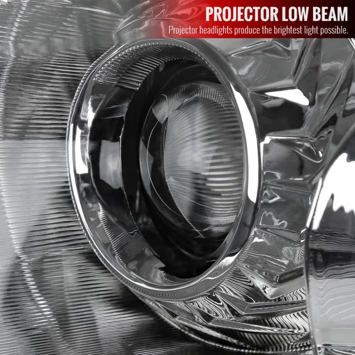 Spec-D - Driver Side Chrome Factory Style Projector Headlight