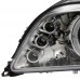 Spec-D - Chrome Dual Halo Projector Headlights with LED Turn Signal