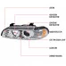 Spec-D - Chrome Dual Halo Projector Headlights with LED Turn Signal