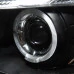 Spec-D - Black Dual Halo Projector Headlights with LED DRL