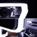 Spec-D - Chrome LED DRL Bar Projector Headlights