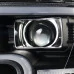 Spec-D - Black LED DRL Bar Projector Headlights