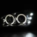 Spec-D - Chrome Dual Halo Projector Headlights with Parking LEDs