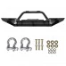 Spec-D - Full Width Black Powder Coat Front HD Bumper