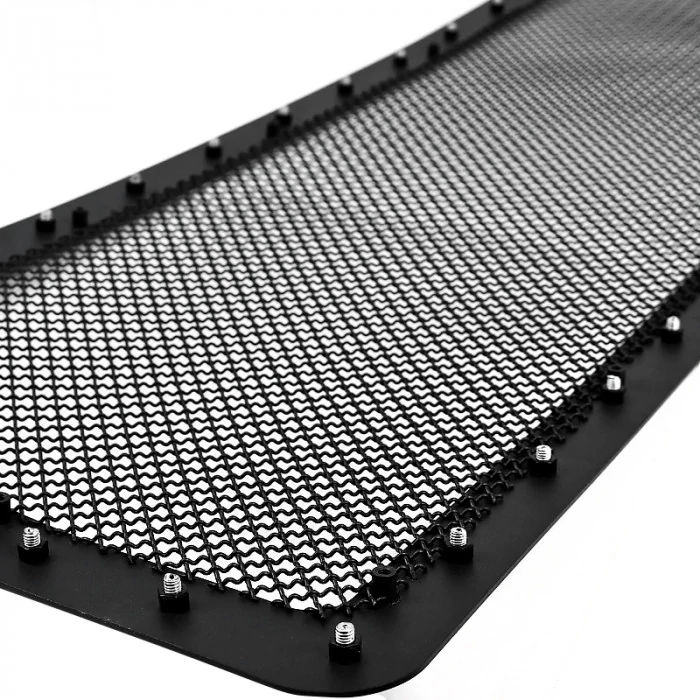 Spec-D - 1-Pc Rivet Style Black Mesh Main Grille