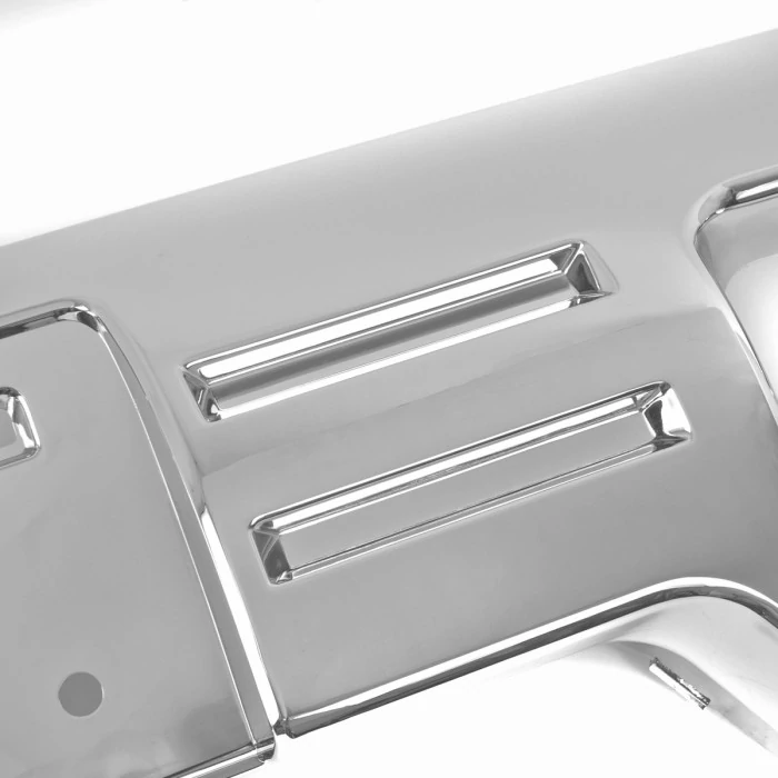 Spec-D - Denali Style Chrome Front Bumper Skid Plate