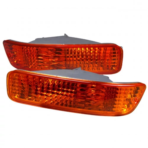 Spec-D - Chrome/Amber Factory Style Turn Signal/Parking Lights