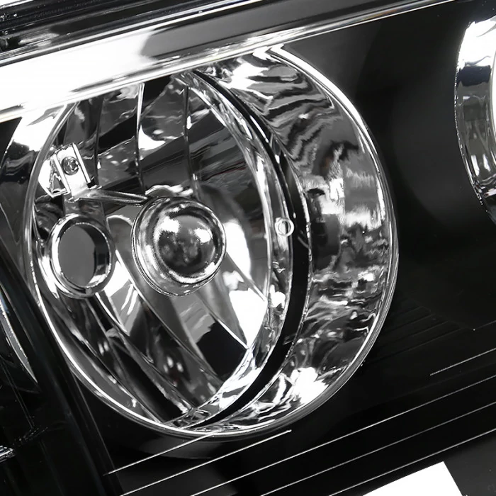 Spec-D - Black Factory Style Headlights with Corner Lights