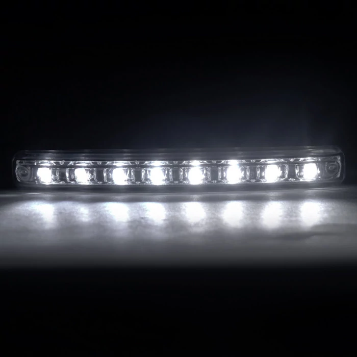 Spec-D - 158mm LED Daytime Running Lights With Chrome Trim