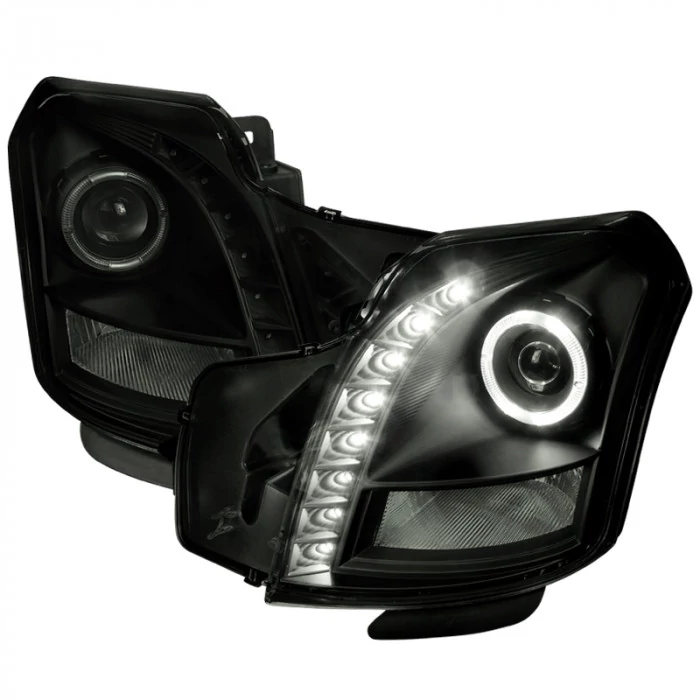 Spec-D - Black/Smoke Projector Headlights