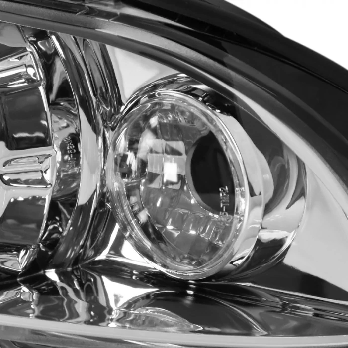 Spec-D - Chrome LED Dual Halo Projector Headlights