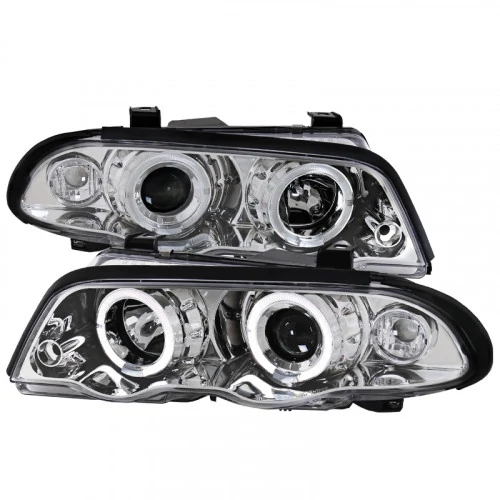 Spec-D - Chrome LED Dual Halo Projector Headlights