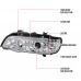 Spec-D - Chrome Halo Projector Headlights with Parking LEDs