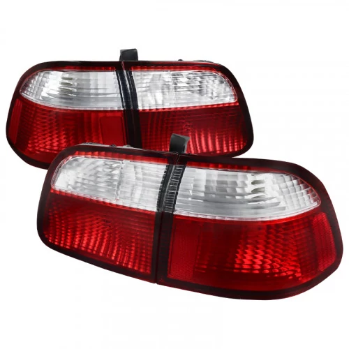 Spec-D - Chrome/Red Euro Tail Lights