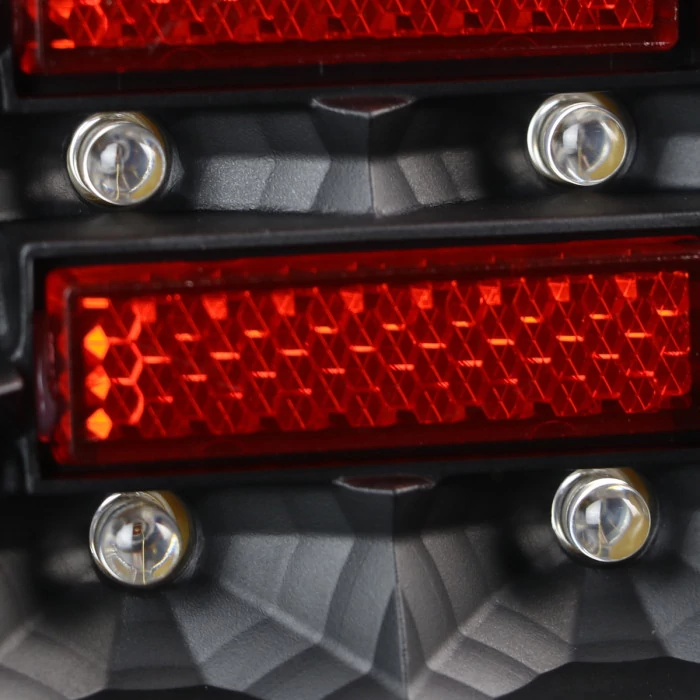 Spec-D - Black/Clear Fiber Optic LED Tail Lights