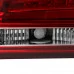 Spec-D - Chrome/Red Fiber Optic LED Tail Lights