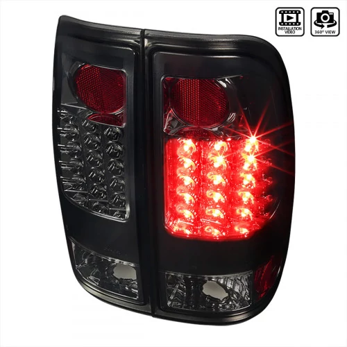 Spec-D - Black/Smoke LED Tail Lights